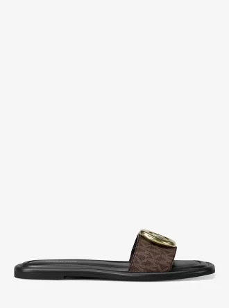Milan Signature Logo Slide Sandal Milan Signature Logo Slide Sandal