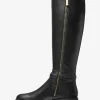 Mindy Leather Wide Calf Boot