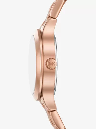 Mini Aspyn Pavé Rose Gold-Tone Watch