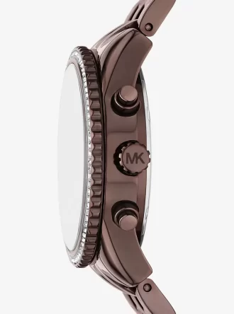 Mini Bryant Pavé Brown-Tone Watch Mini Bryant Pavé Brown-Tone Watch
