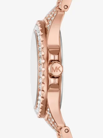 Mini Everest Pavé Rose Gold-Tone Watch