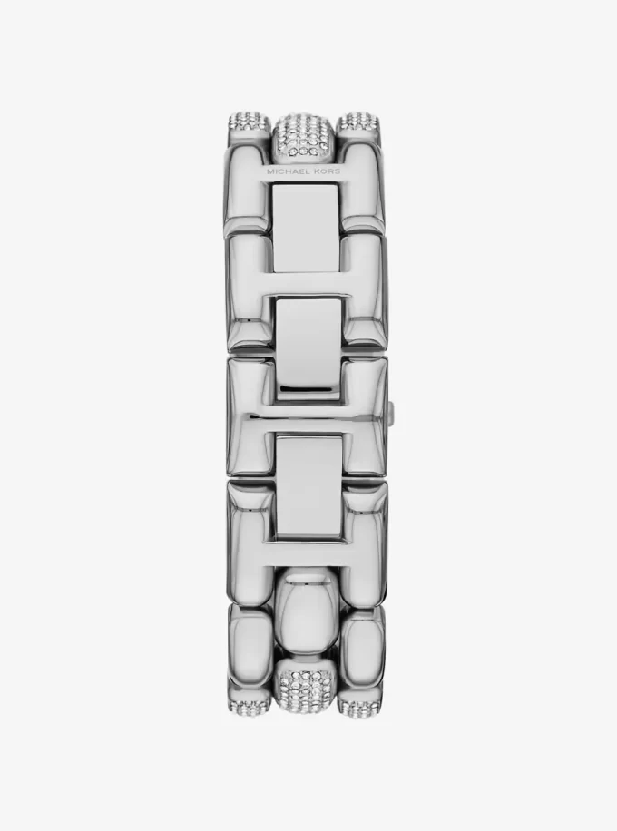 Mini Hally Pavé Silver-Tone Watch