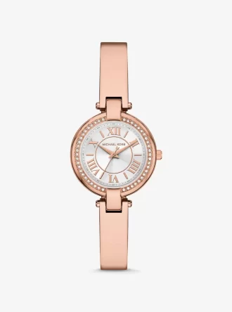 Mini Laney Rose Gold-Tone Bangle Watch