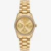 Mini Lexington Pavé Gold-Tone Watch