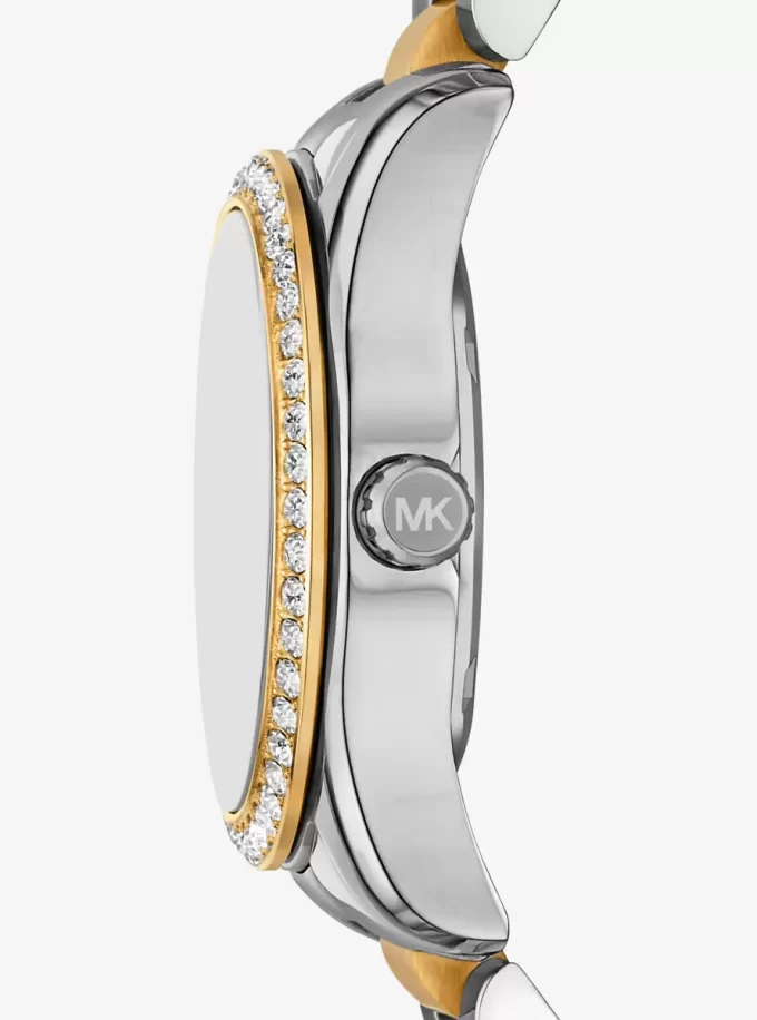 Mini Lexington Pavé Two-Tone Watch