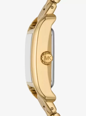 Mini Monroe Gold-Tone Watch and Jewelry Gift Set