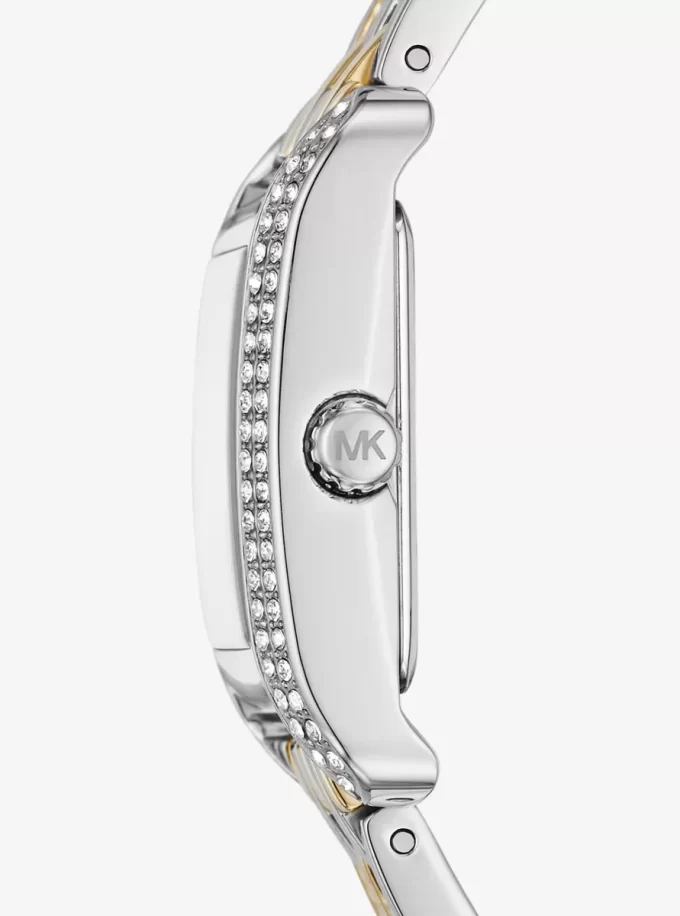 Mini Monroe Pavé Two-Tone Watch