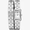 Mini Monroe Silver-Tone Double Wrap Watch