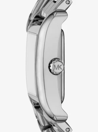 Mini Monroe Silver-Tone Double Wrap Watch