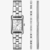 Mini Monroe Silver-Tone Watch and Jewelry Gift Set