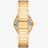Mini Sylvia Pavé Gold-Tone Watch and Bracelet Gift Set