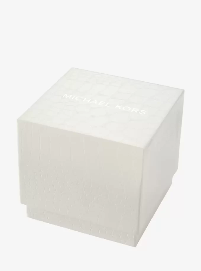 Mini Sylvia Pavé Silver-Tone Watch and Bracelet Gift Set