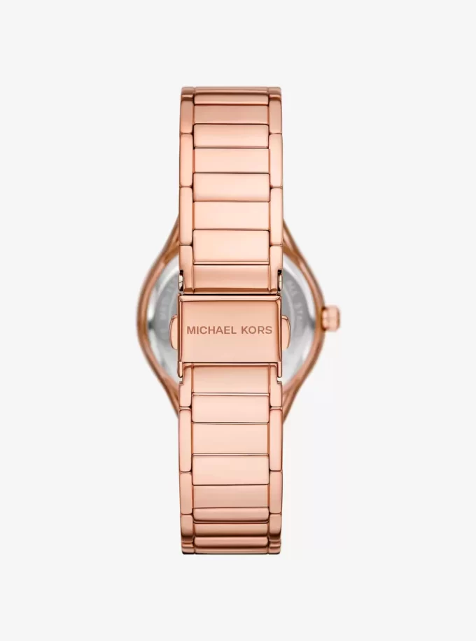Mini Sylvia Pavé Rose Gold-Tone Watch and Bracelet Gift Set