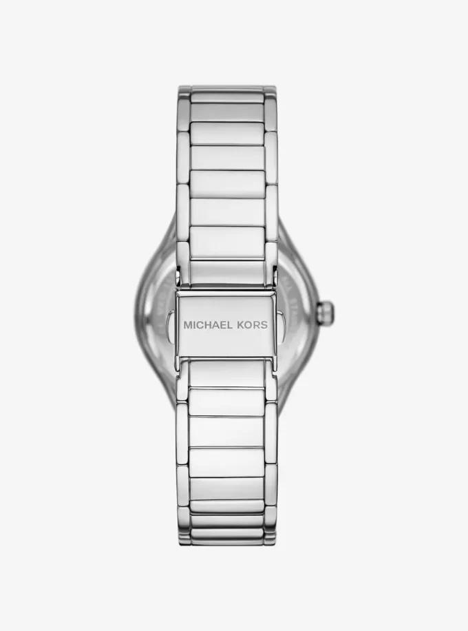 Mini Sylvia Pavé Silver-Tone Watch and Bracelet Gift Set