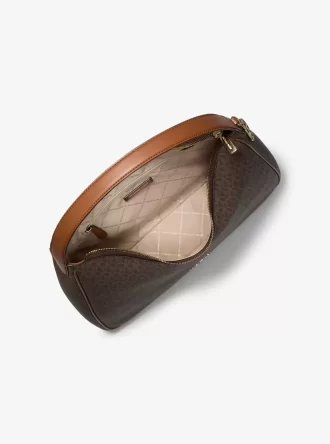 Nayla Medium Signature Logo Shoulder Bag