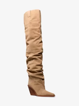 noemie suede over the knee boot 1 330x444 - Noemie Suede Over-the-Knee Boot