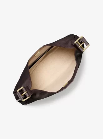 Nolita Large Nubuck Hobo Shoulder Bag