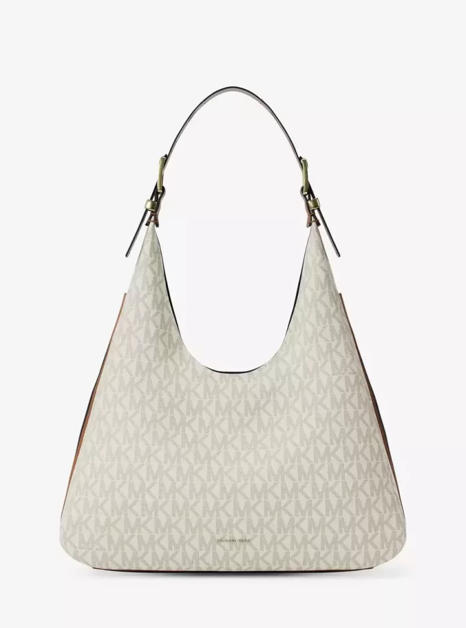 Nolita Large Signature Logo Hobo Shoulder Bag