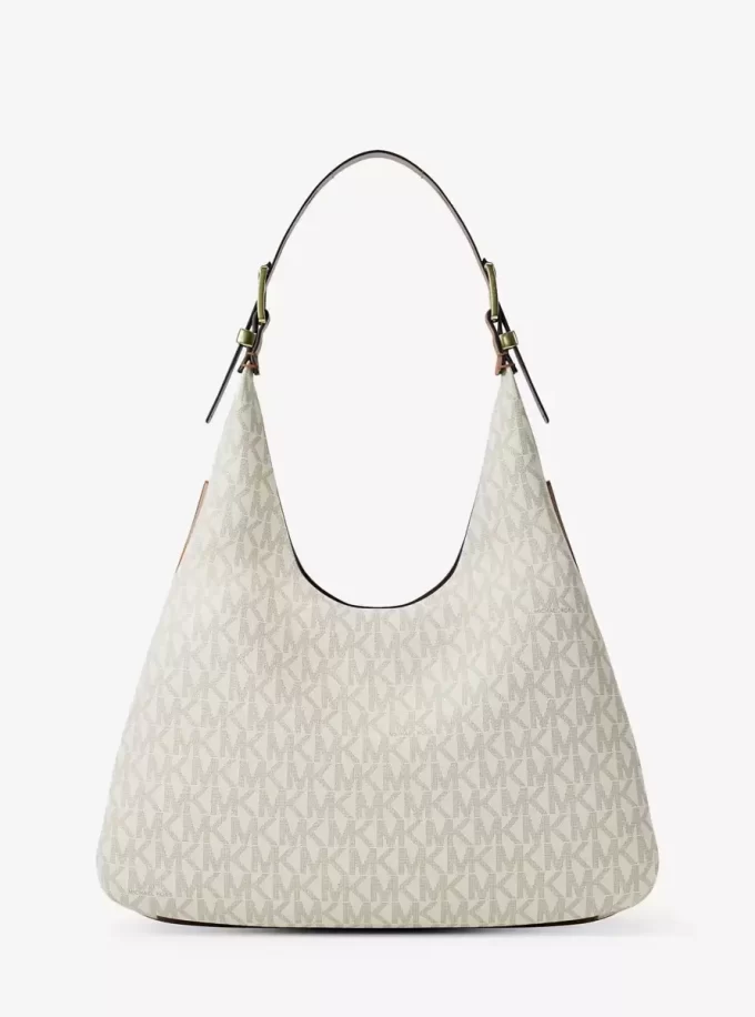Nolita Large Signature Logo Hobo Shoulder Bag