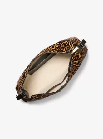 Nolita Medium Leopard Print Calf Hair Shoulder Bag Nolita Medium Leopard Print Calf Hair Shoulder Bag