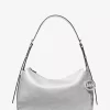 Nolita Medium Metallic Pebbled Leather Shoulder Bag