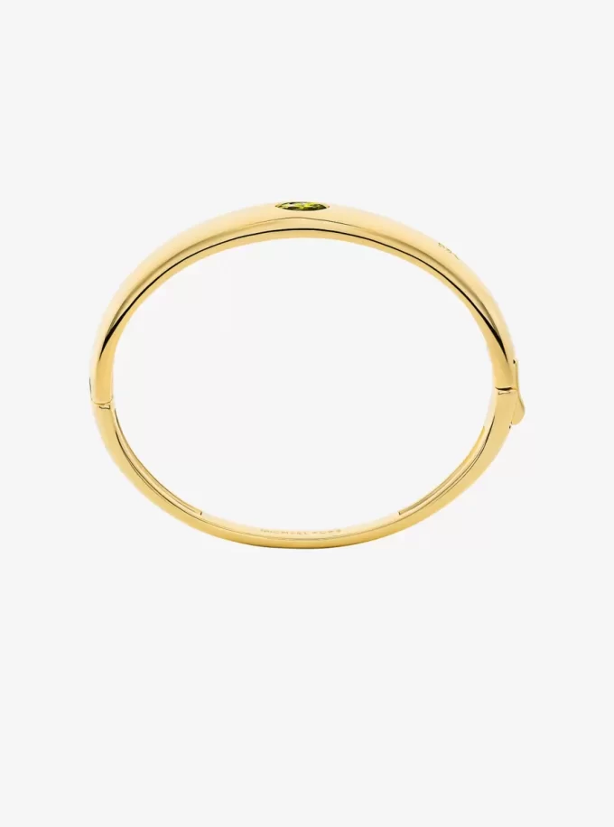Oval Stone Bangle