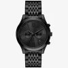 Oversized Aspyn Black-Tone Watch Oversized Aspyn Black-Tone Watch