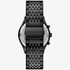 Oversized Aspyn Black-Tone Watch Oversized Aspyn Black-Tone Watch