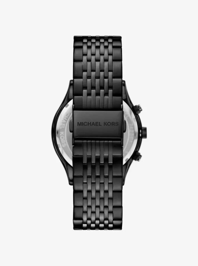 Oversized Aspyn Black-Tone Watch Oversized Aspyn Black-Tone Watch