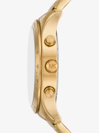 Oversized Berkley Gold-Tone Watch