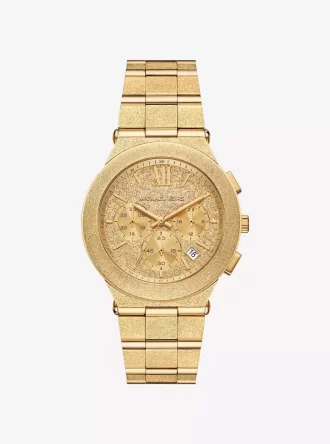 Oversized Billie Frosted Gold-Tone Watch