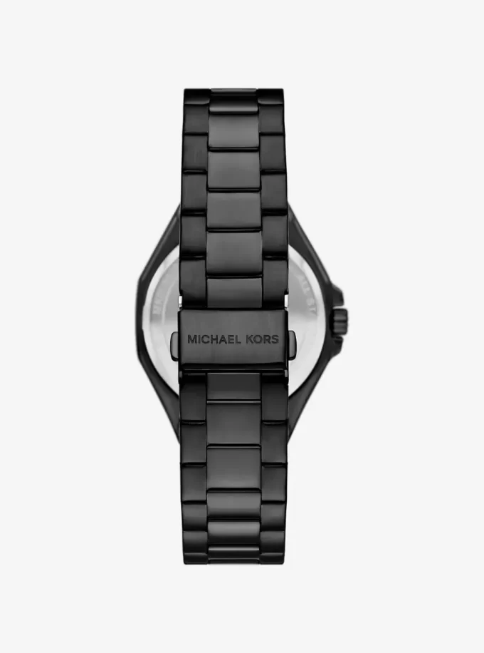 Oversized Callum Black-Tone Watch