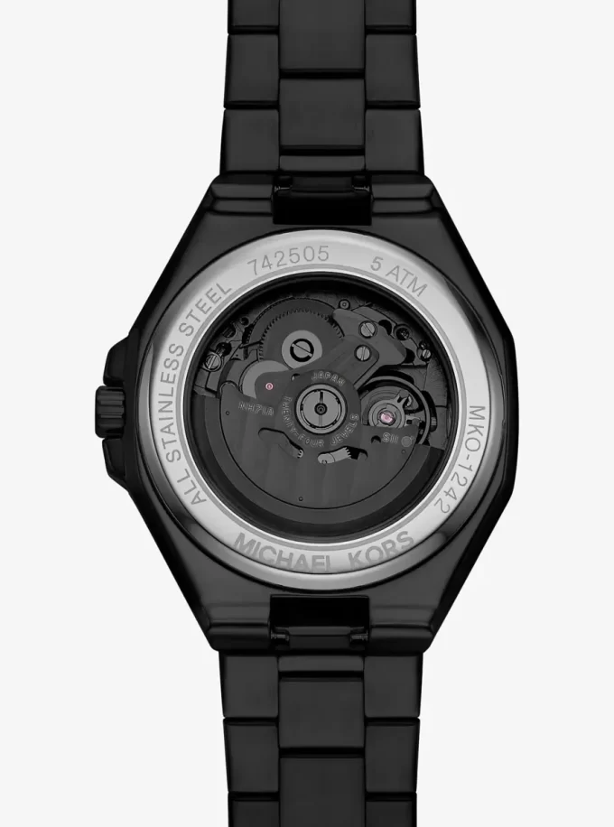 Oversized Callum Black-Tone Watch