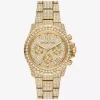 Oversized Everest Pavé Gold-Tone Watch