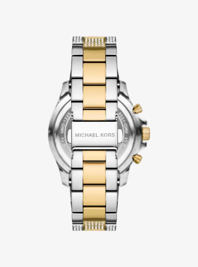 Oversized Everest Pavé Two-Tone Watch