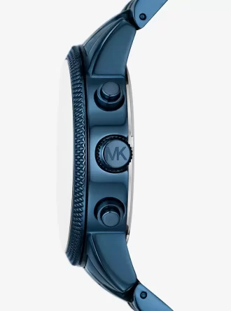 Oversized Hutton Blue-Tone Watch