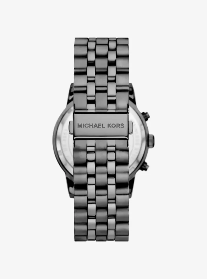 Oversized Hutton Gunmetal Watch