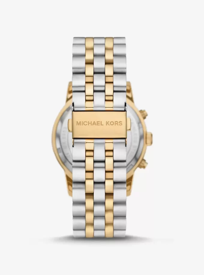 Oversized Hutton Two-Tone Watch