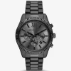 Oversized Lexington Black-Tone Watch