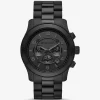 Oversized Runway Black-Tone Watch Oversized Runway Black-Tone Watch