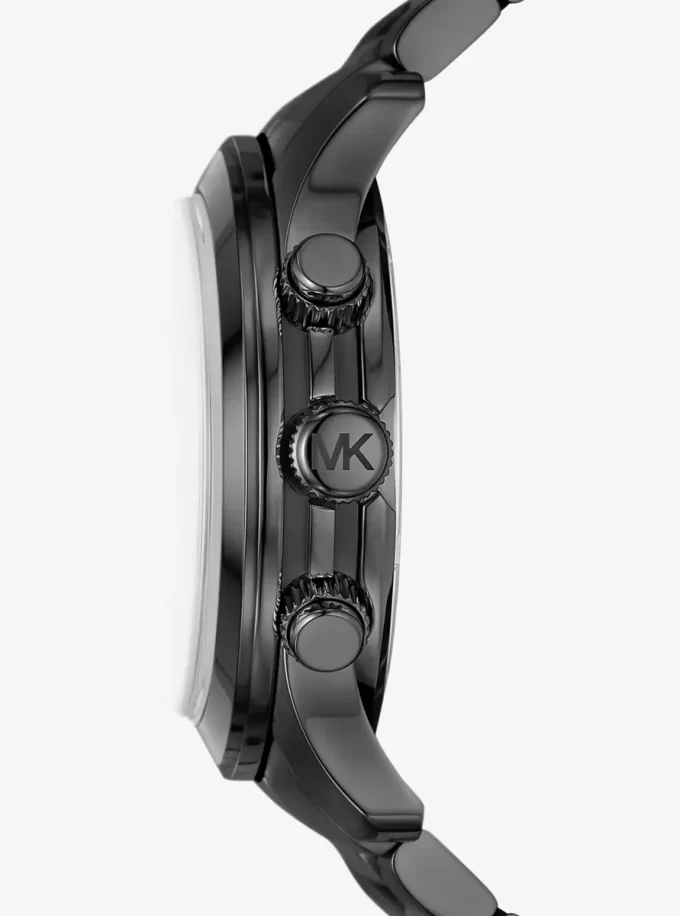 Oversized Runway Black-Tone Watch Oversized Runway Black-Tone Watch