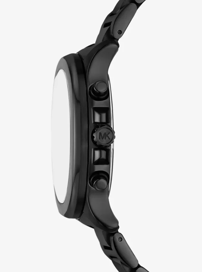 Oversized Sage Black-Tone Watch Oversized Sage Black-Tone Watch