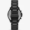 Oversized Sage Black-Tone Watch Oversized Sage Black-Tone Watch