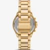 Oversized Sage Gold-Tone Watch