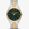 Oversized Slim Runway Two-Tone Watch Oversized Slim Runway Two-Tone Watch