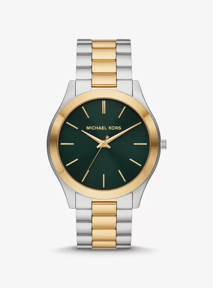 Oversized Slim Runway Two-Tone Watch Oversized Slim Runway Two-Tone Watch