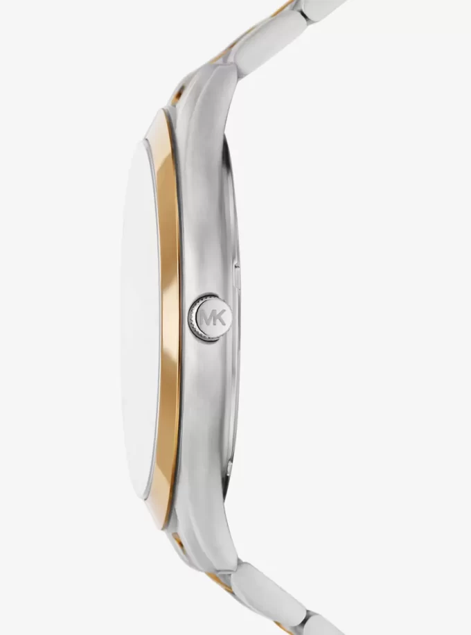 Oversized Slim Runway Two-Tone Watch Oversized Slim Runway Two-Tone Watch