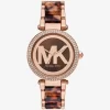 Parker Pavé Rose Gold-Tone and Acetate Watch