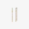 Pavé Baguette Drop Earrings