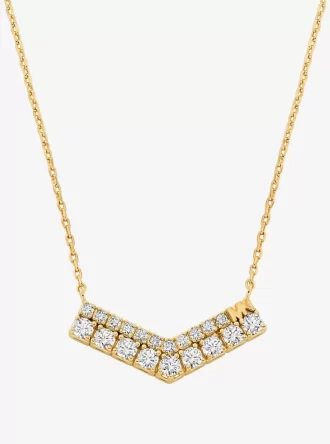 Pavé Chevron Necklace